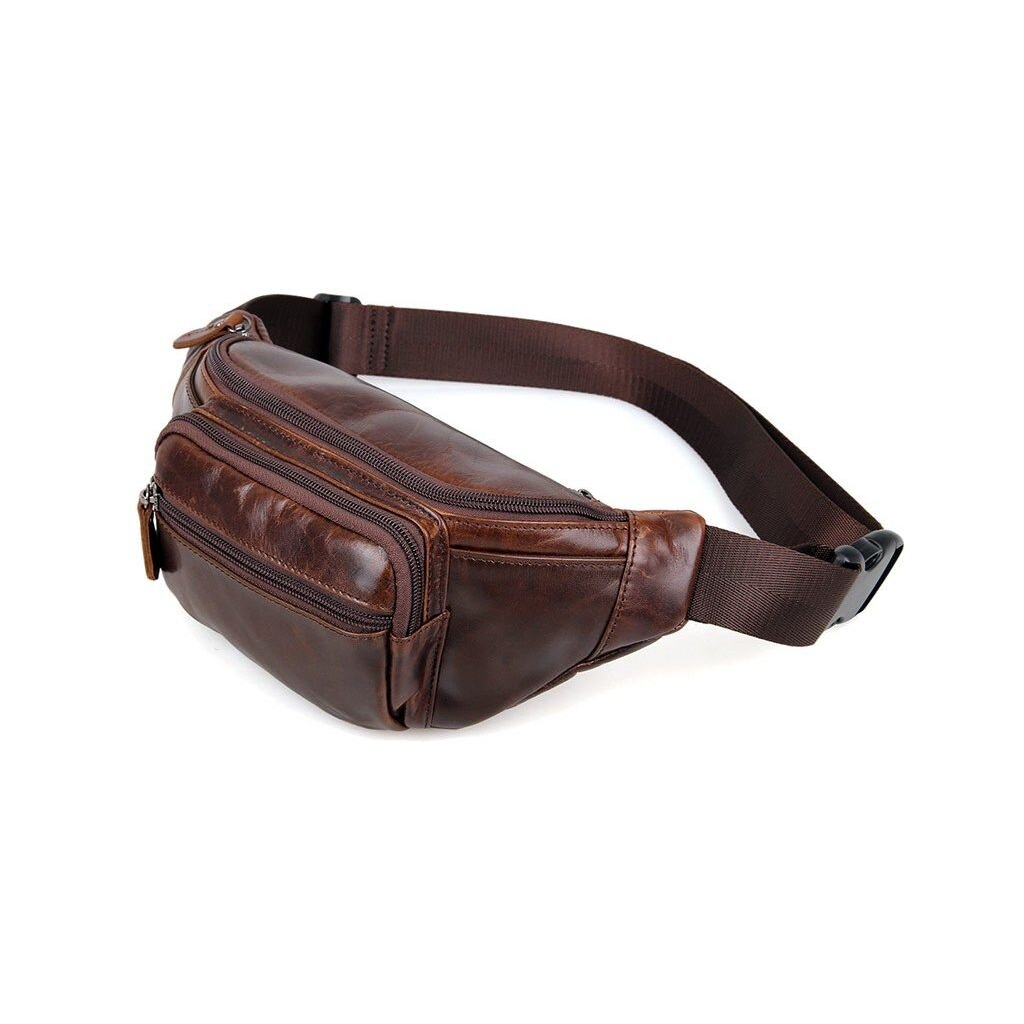 Сумка Vintage Поясна Коричнева (14422) - зображення 2
