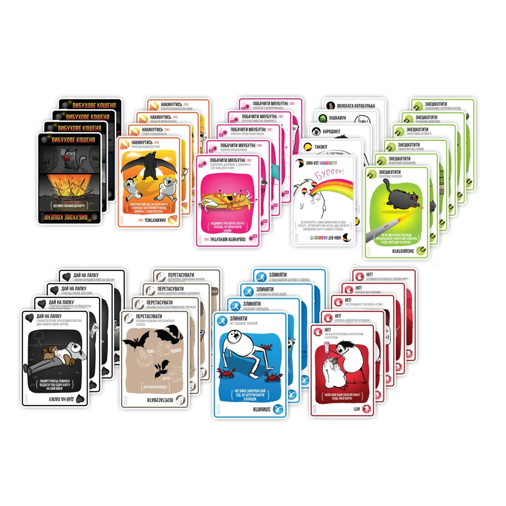 Настільна гра Rozum Вибухові кошенята: Оригінальне видання (Exploding Kittens: Original) (укр.) (EKIEK01UA) - зображення 3