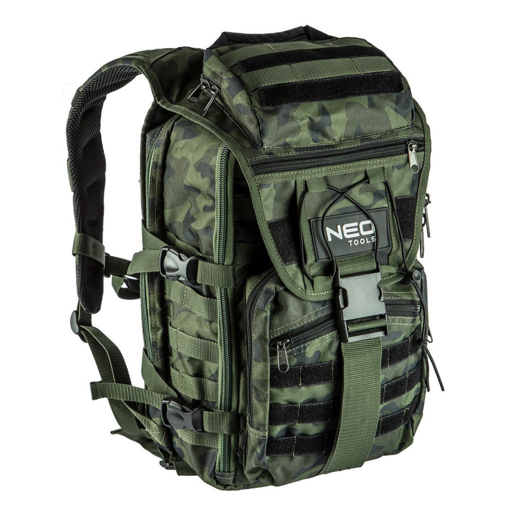 Сумка для інструмента Neo Tools рюкзак Camo, 30л, 50х29.5х19см, поліестер 600D, посилений, камуфляж (84-321) - зображення 1