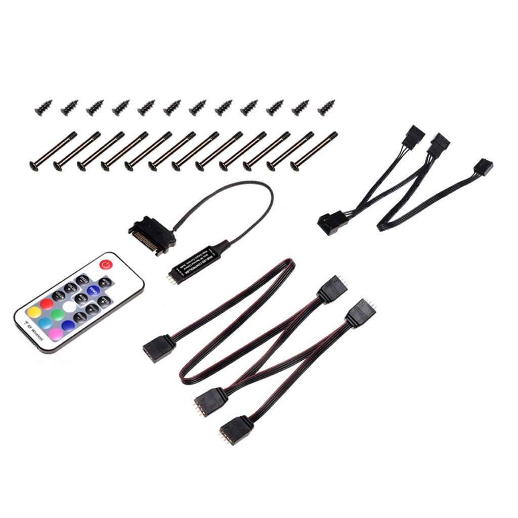 Кулер до корпусу ID-Cooling XF-12025-RGB-TRIO (3pcs Pack) (XF-12025-RGB-TRIO) - зображення 4