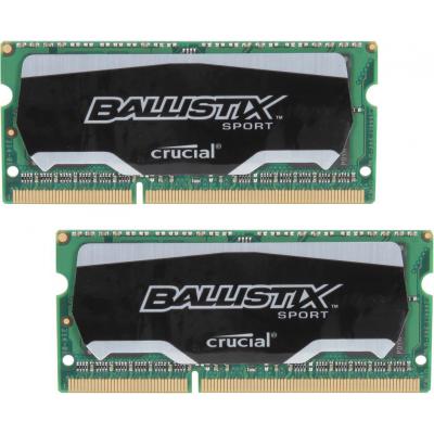 Модуль пам'яті для ноутбука SODIMM DDR3L 16GB (2x8GB) 1866 MHz Micron (BLS2C8G3N18AES4CEU) - зображення 1