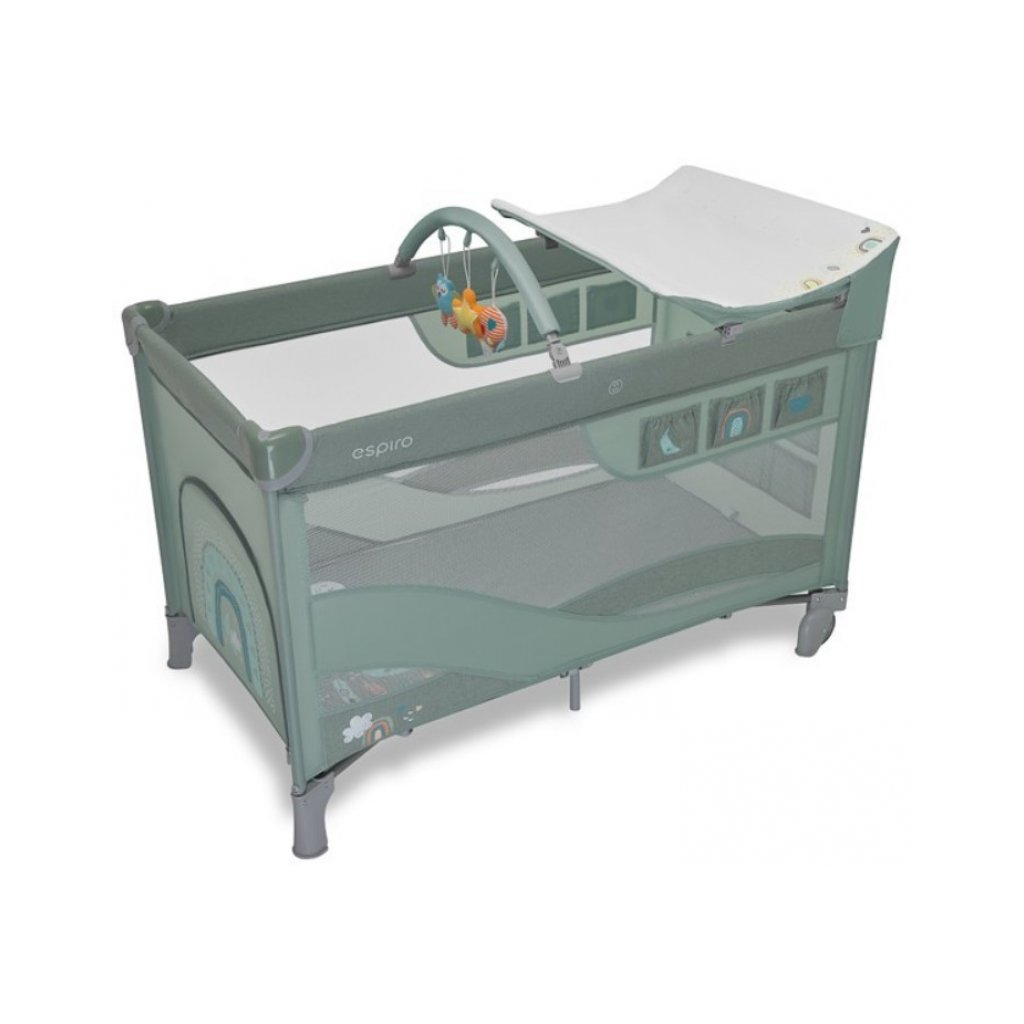 Дитячий манеж Espiro DREAM 104 GREEN MEMORIES (5906724205378) - изображение 1