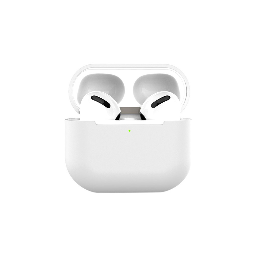 Чохол для навушників BeCover Silicon для Apple AirPods (3nd Gen) White (707184) - зображення 1
