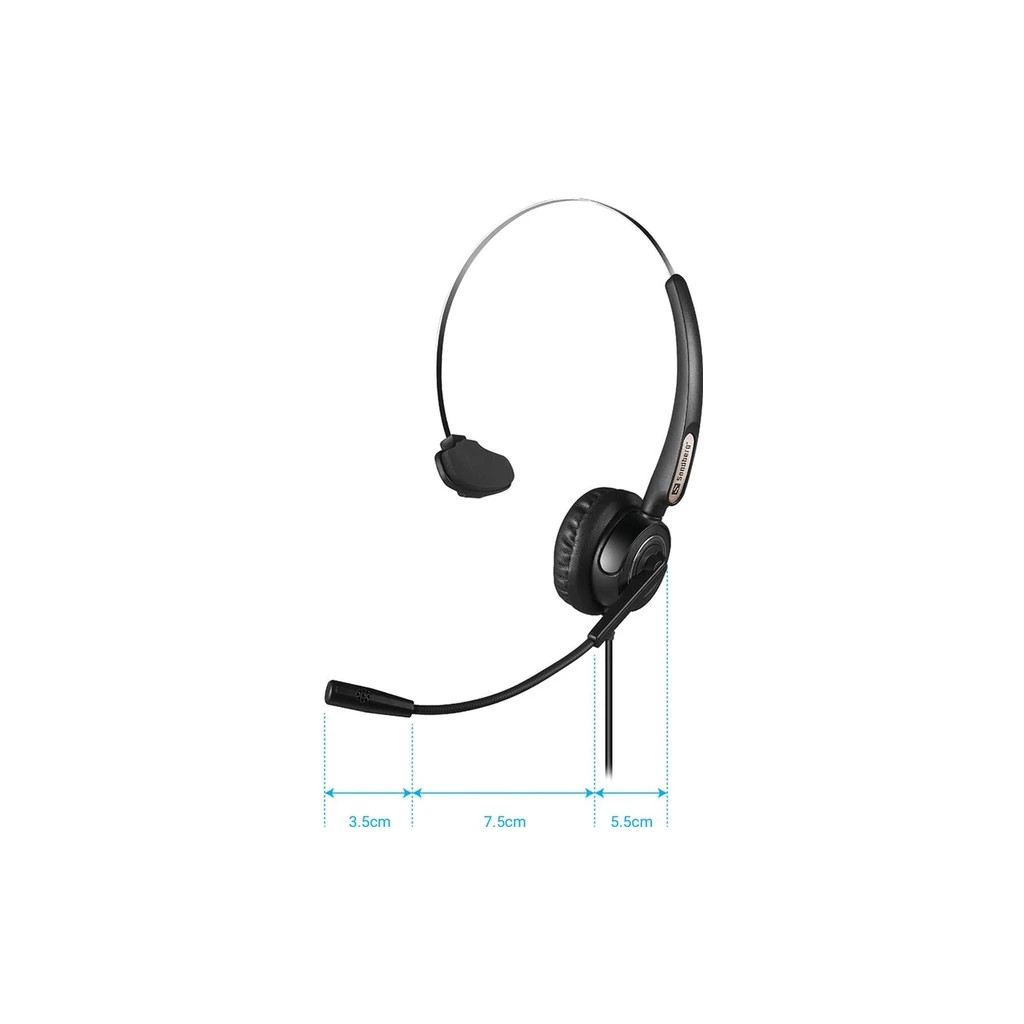 Навушники Sandberg USB Office Headset Pro Mono (126-14) - зображення 4