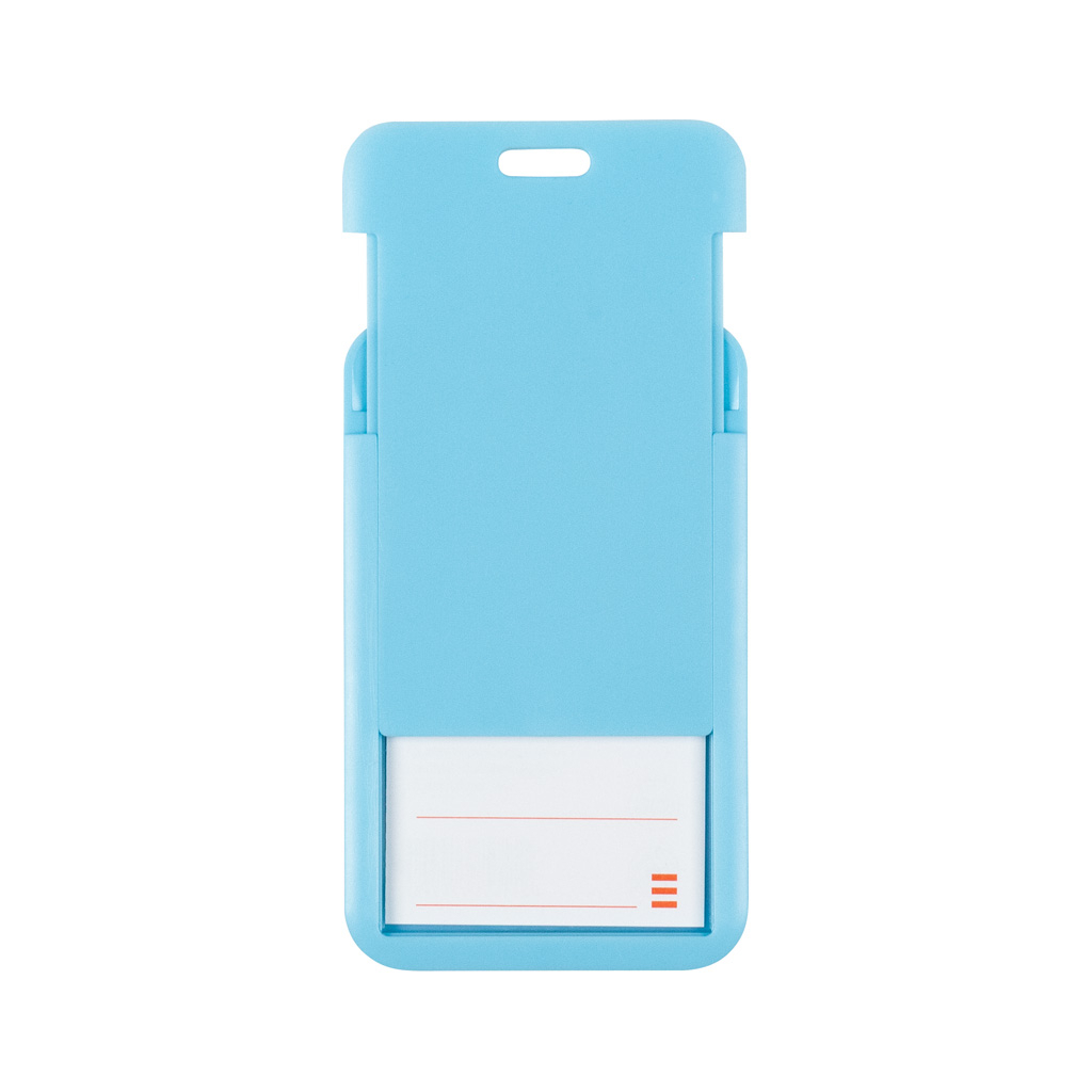 Бейдж Axent слайдер вертикальний, 54х85мм , блакитний (4500V-22-A) - изображение 3