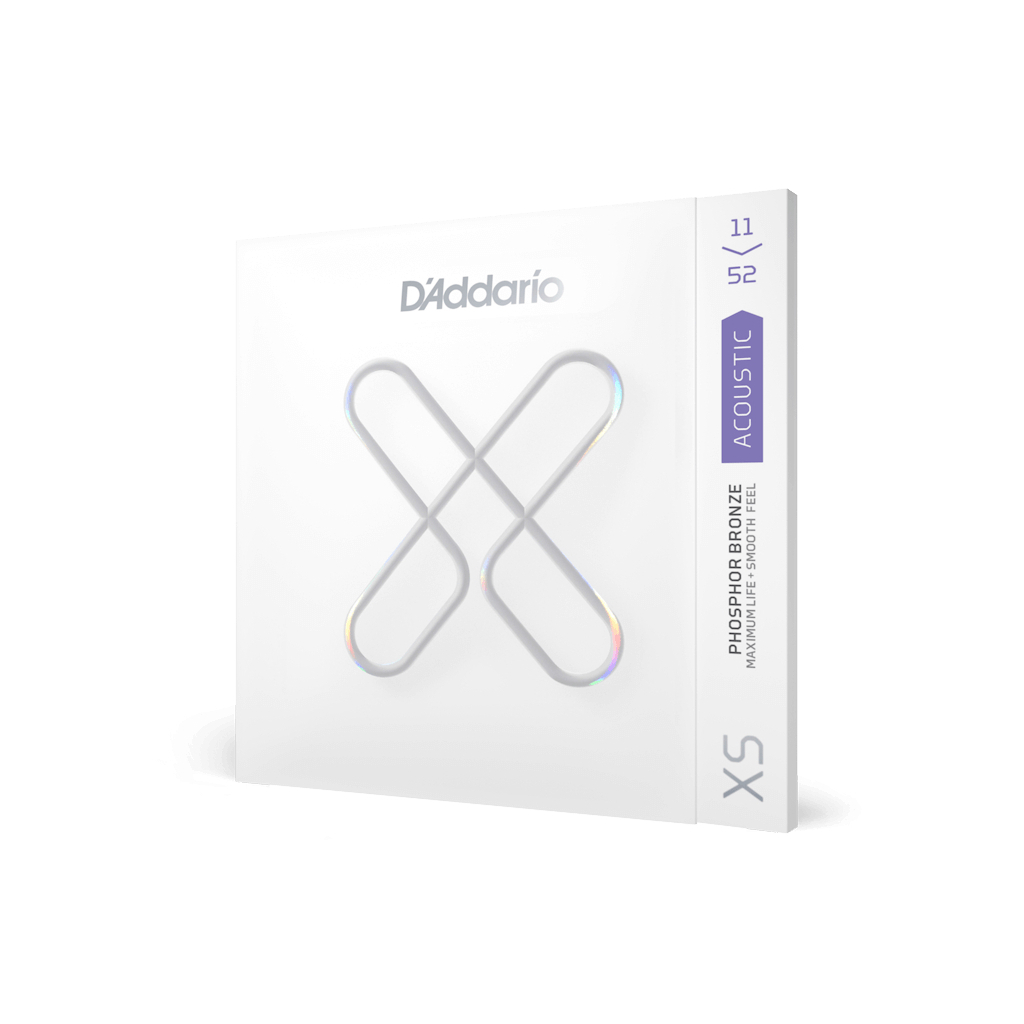 Струни для гітари D'Addario XS Phosphor Bronze Custom Light (11-52) (XSAPB1152) - зображення 2