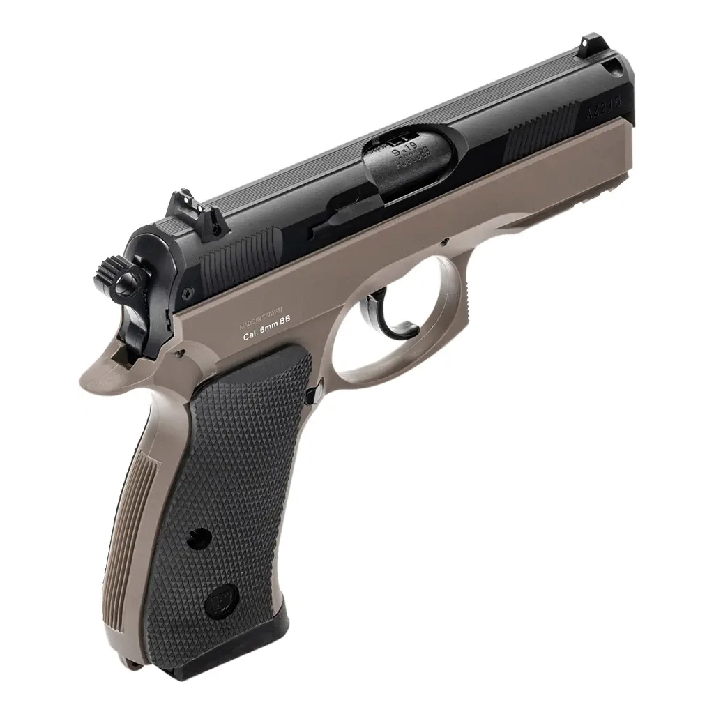 Страйкбольний пістолет ASG CZ 75D Compact FDE Spring (18603) - зображення 4