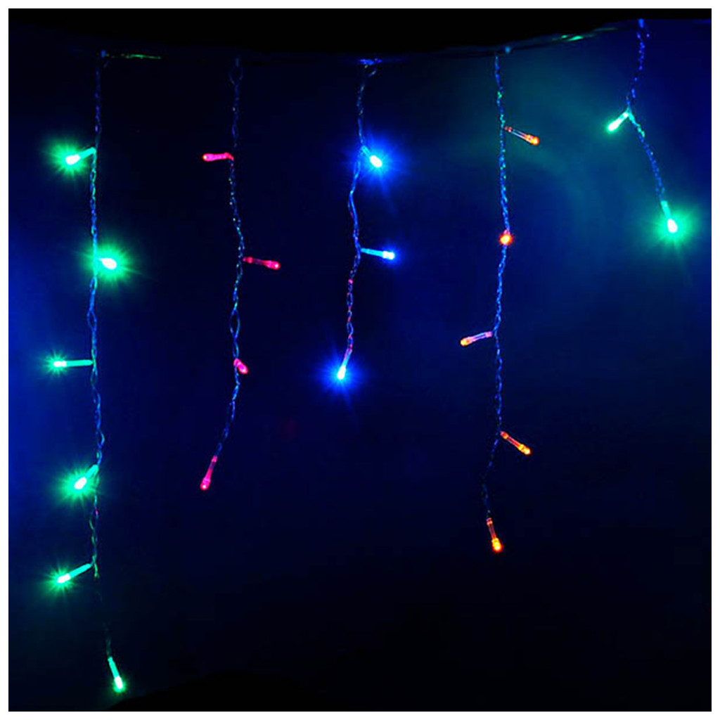 Гірлянда ColorWay Бахрома 3мx0.6м 100Led IP20 кольорова (CW-GF-100L36VMC) - зображення 5