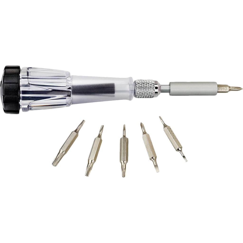 Викрутка Black&Decker з бітами PH000/SL1.5,PH00/SL2.0,PH0/SL2.5,T7,T15,T6, 7шт, АВС пластик (A7197) - зображення 1