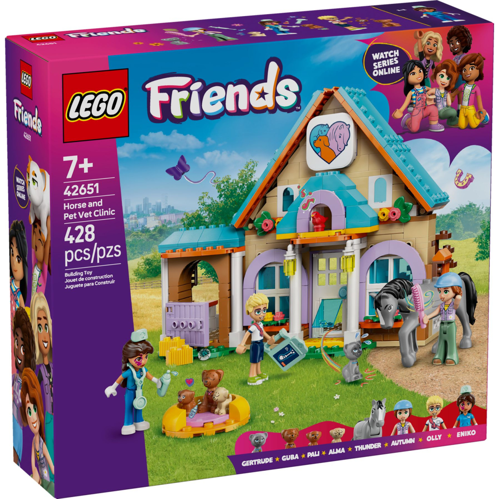 Конструктор LEGO Friends Ветеринарна клініка для коней і домашніх улюбленців (42651) - зображення 1
