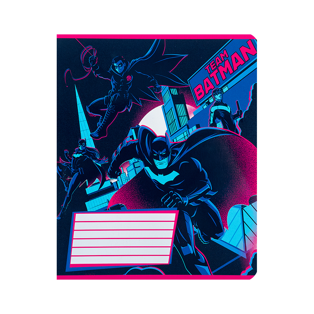 Зошит Kite DC Comics 18 аркушів, лінія (DC24-237) - зображення 4