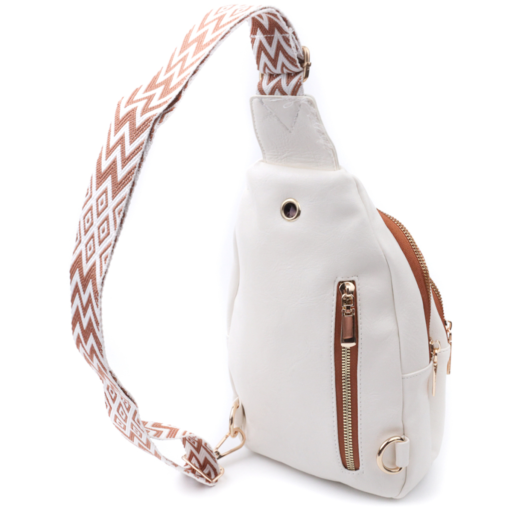 Сумка Vintage Жіноча з однією лямкою через плече з гладкої екошкіри Біла (22768) - зображення 2