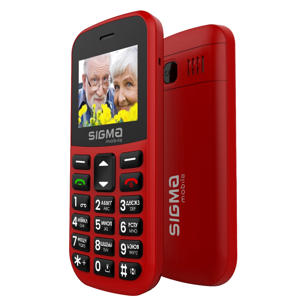 Мобільний телефон Sigma Comfort 50 EASY TYPE-C Red (4827798585221) - зображення 5
