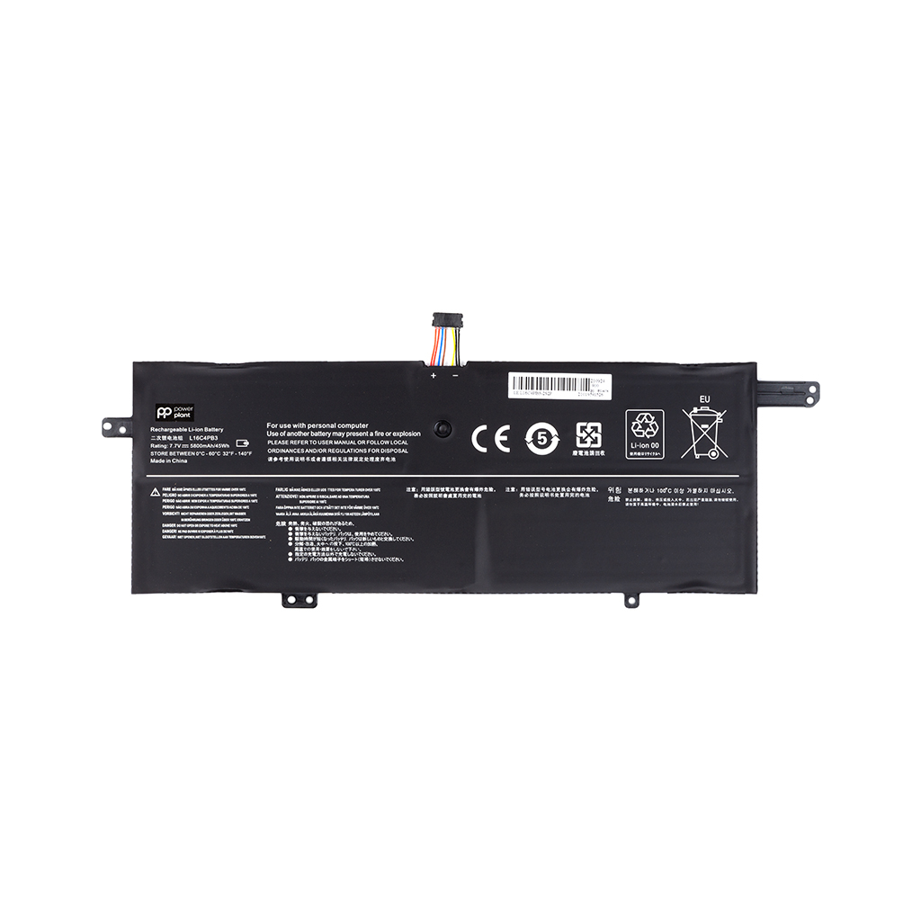 Акумулятор до ноутбука PowerPlant LENOVO Ideapad 720S-13IKB (L16C4PB3) 7.7V 5800mAh (NB481101) - зображення 1