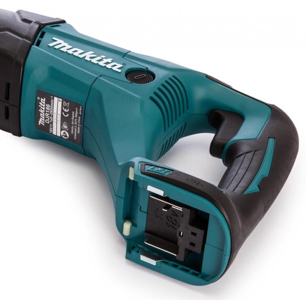 Шабельна пила Makita LXT, 4Аг х 2шт, Makpac, 32мм (DJR186RME) - зображення 6