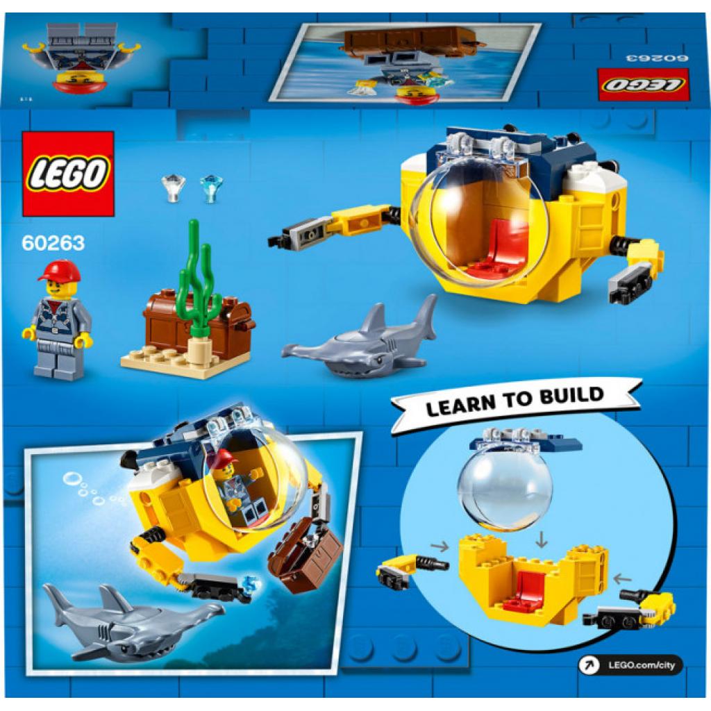 Конструктор LEGO City Океан: підводний мінічовен 41 деталь (60263) - изображение 8