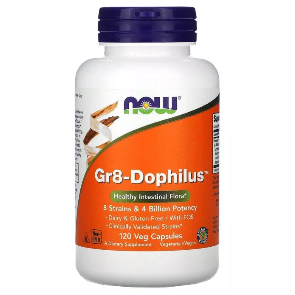 Пробіотики Now Foods Пробіотики для Поліпшення Шлункового Тракту, Gr8-Dophilus, 1 (NOW-02910) - зображення 1