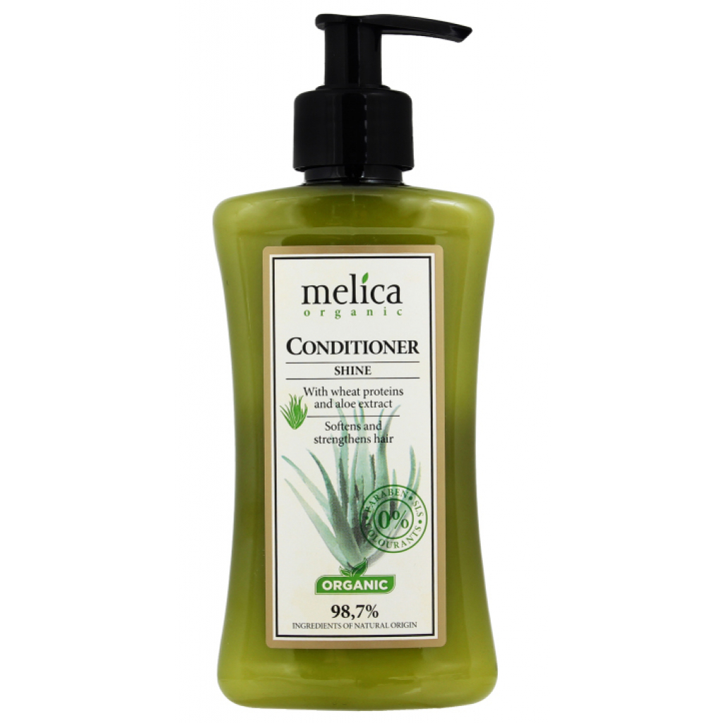 Кондиціонер для волосся Melica Organic з протеїнами пшениці та екстрактом алое 300 мл (4770416340651) - зображення 1