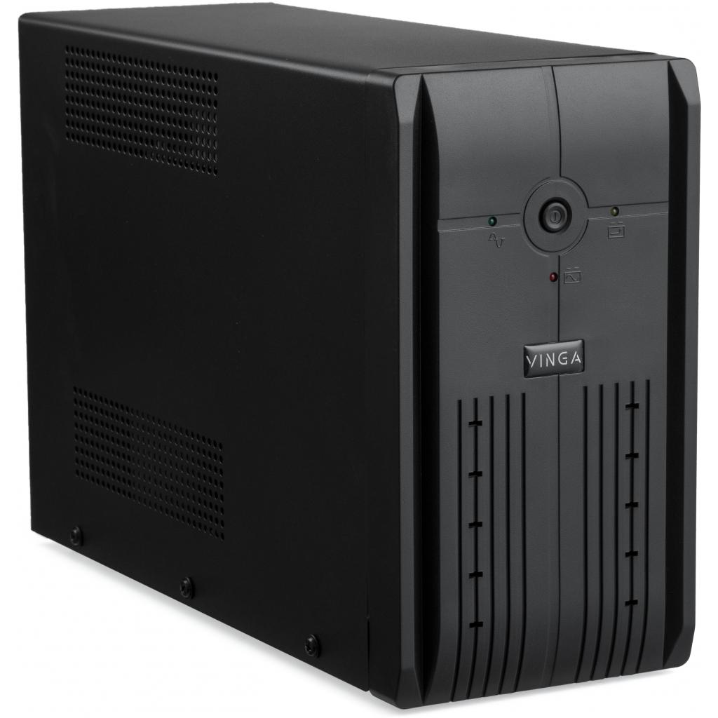 Пристрій безперебійного живлення Vinga LED 850VA metal case with USB (VPE-850PRMU) - зображення 2