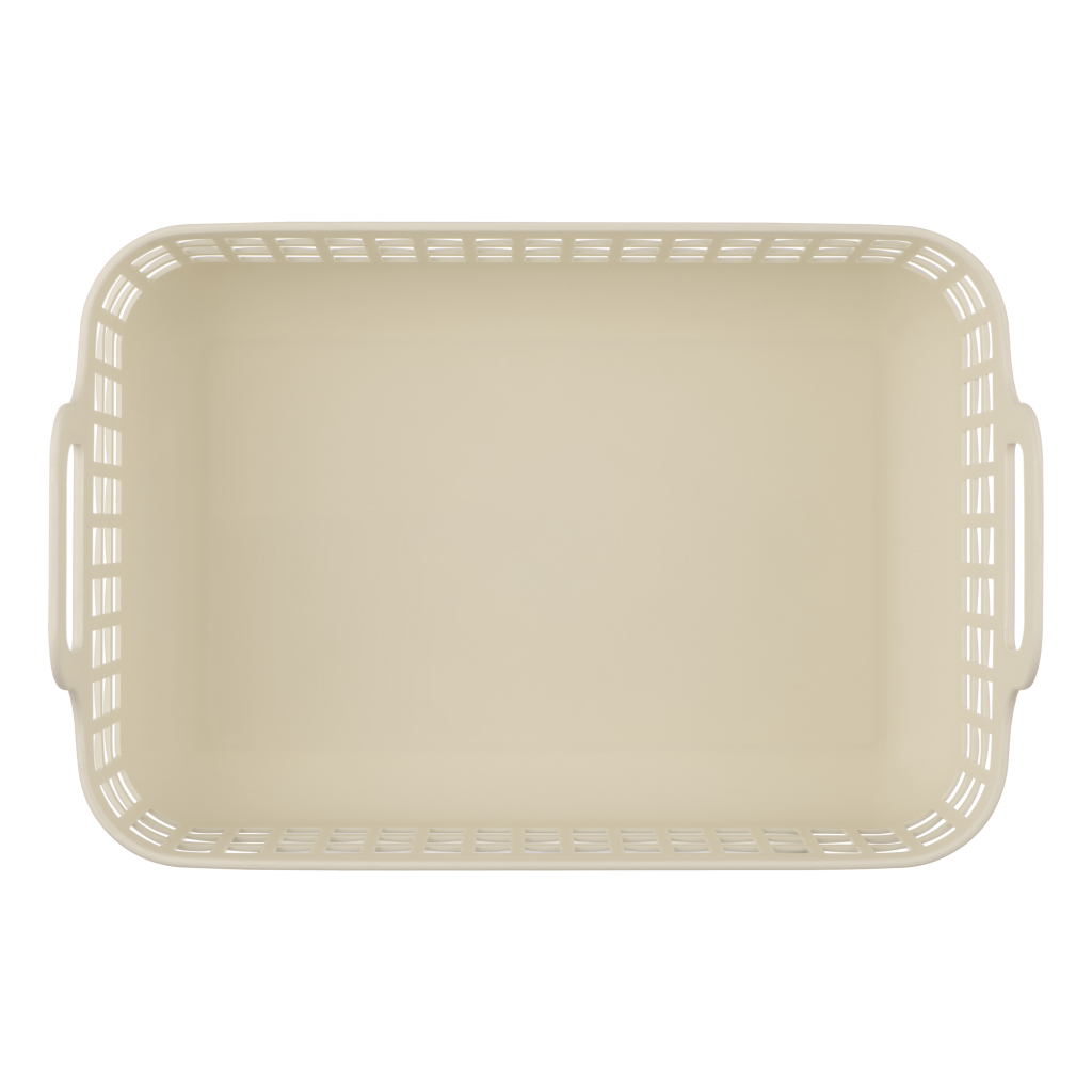 Кошик для зберігання Ardesto 33x22x16.3 см Бежевий 7 л (ARHC2507BG) - изображение 6