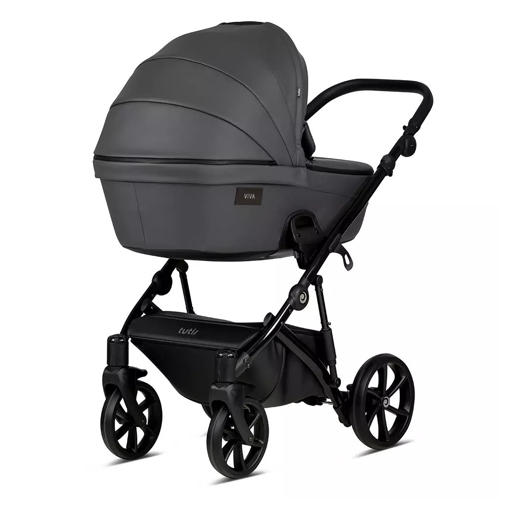Коляска TUTIS 2 в 1 Viva Leather Shadow grey (1202087) - зображення 3
