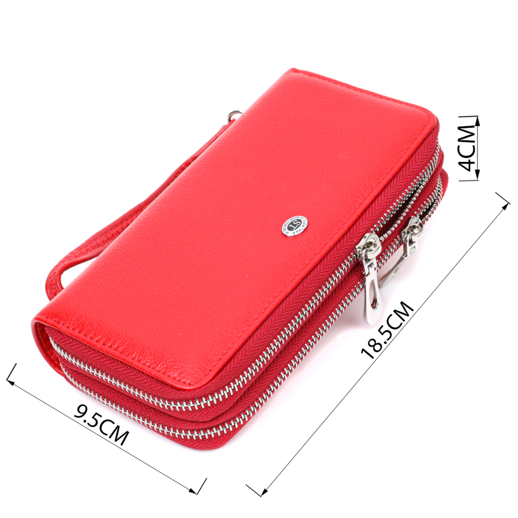 Гаманець ST Leather Червоний (19430) - зображення 4