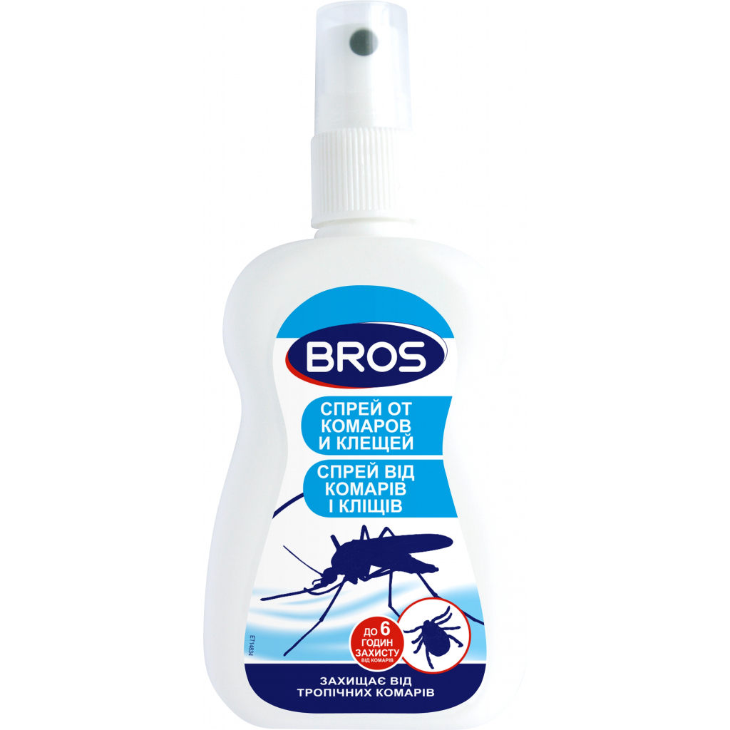 Спрей від комах Bros від комарів і кліщів 50 мл (5904517061248) - зображення 1