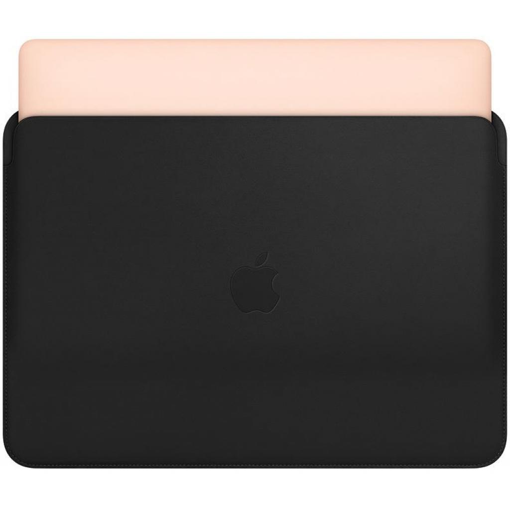 Чохол до ноутбука Apple 13" MacBook Pro, Leather Sleeve, Black (MTEH2ZM/A) - зображення 3