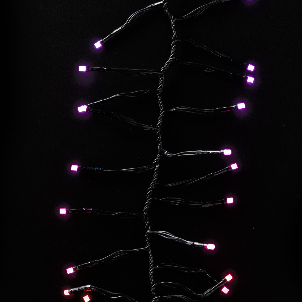 Гірлянда Twinkly Smart LED Cluster RGB, 400, BT + WiFi, Gen II, IP44 (TWC400STP-BEU) - зображення 10