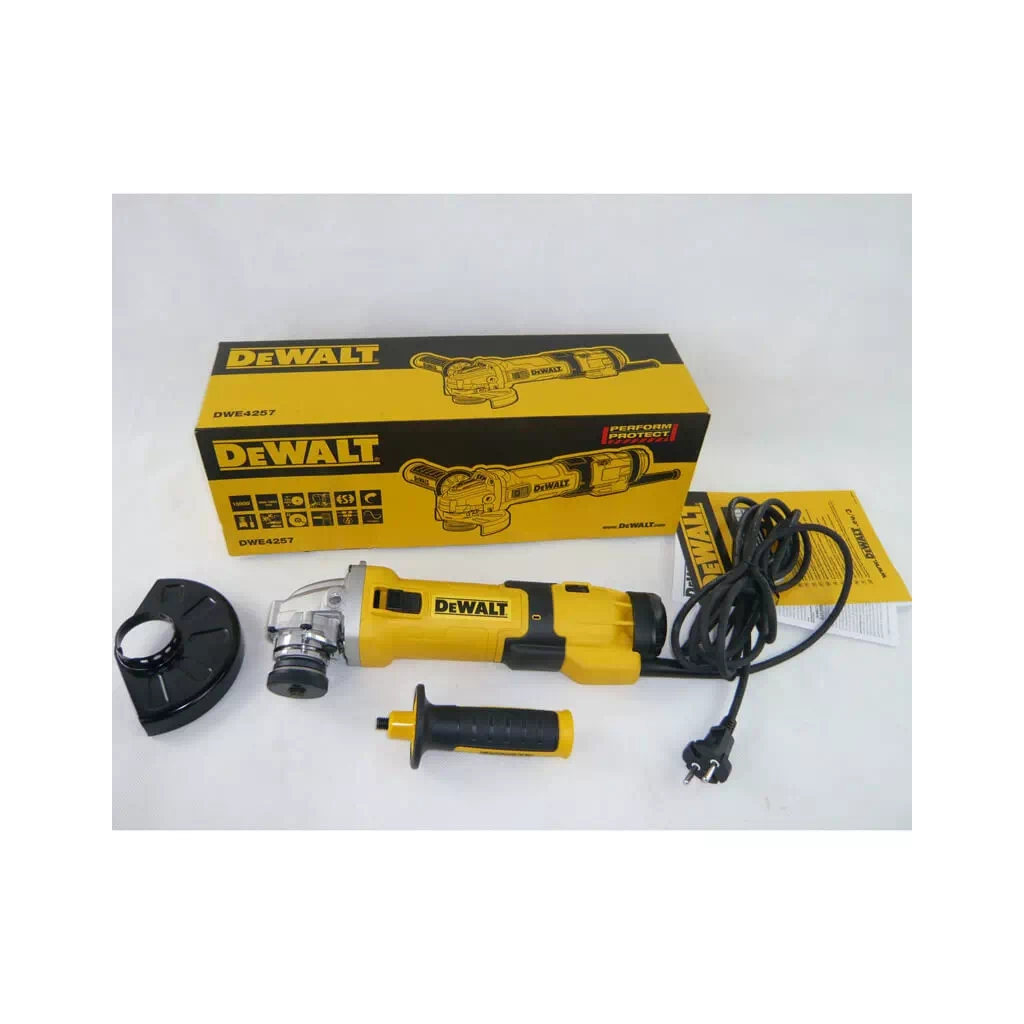 Шліфувальна машина DeWALT 1500 Вт, 2800-10000 об/хв, d=125 мм (DWE4257) - зображення 7