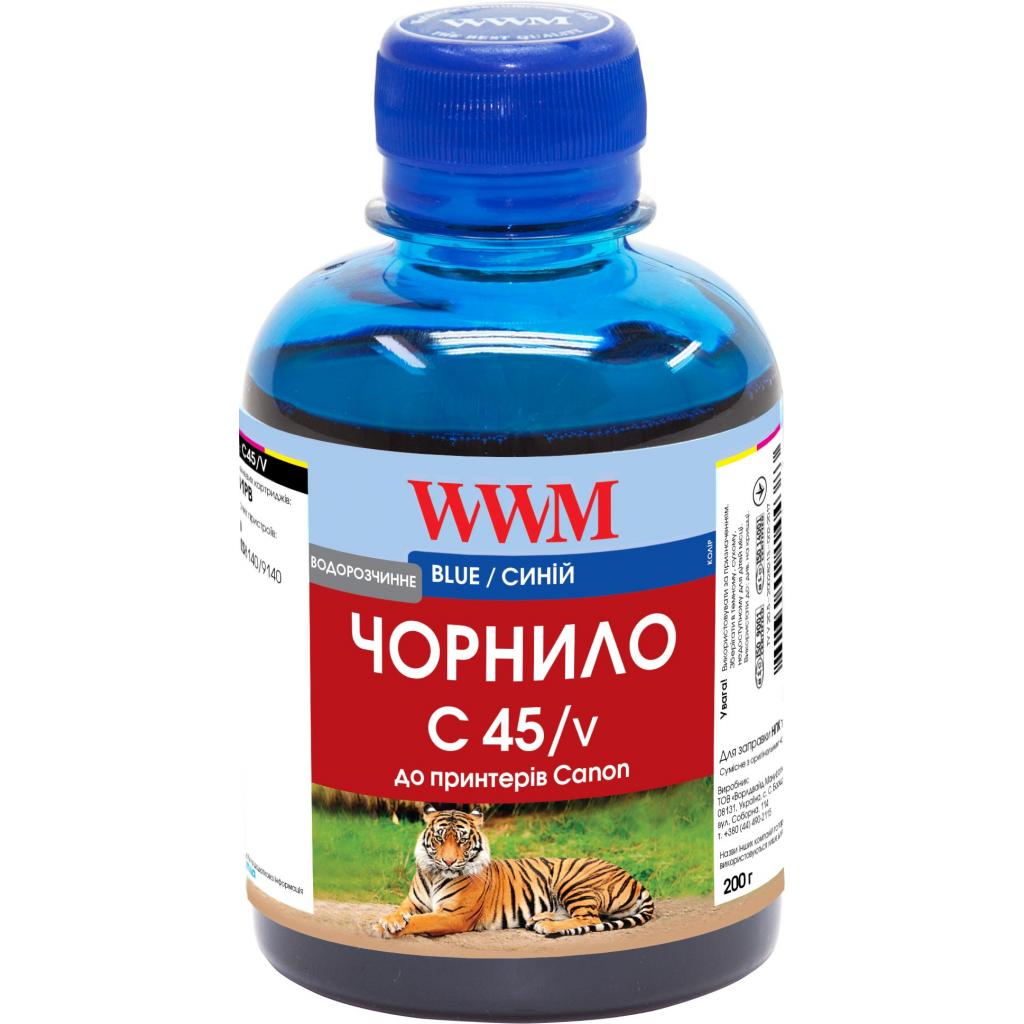 Чорнило WWM Canon CLI-481PB 200г Blue (C45/V) - зображення 1