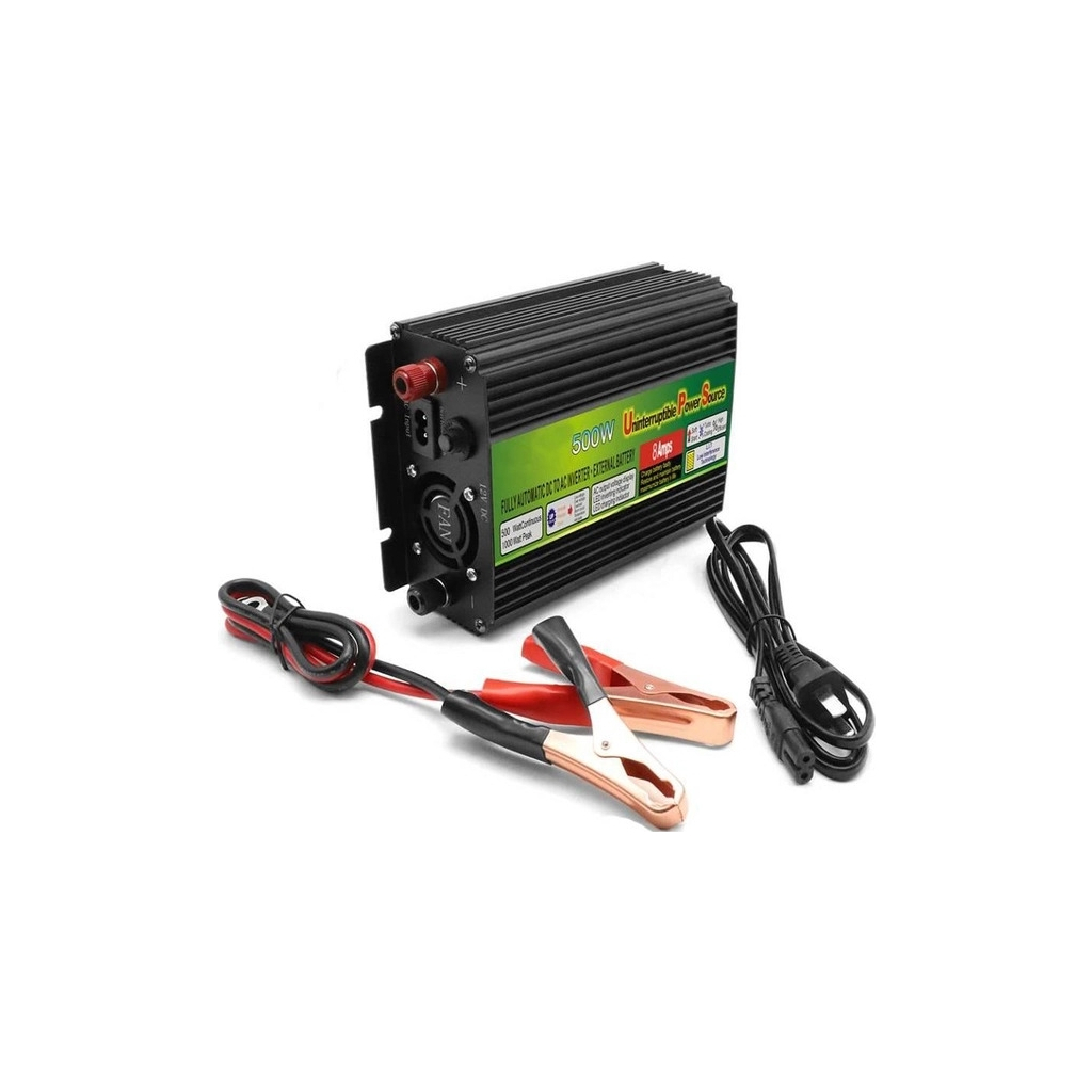 Автомобільний інвертор Belttt із зарядним пристроєм 500W, модифікована синусоїда (BEU-500L) - зображення 4