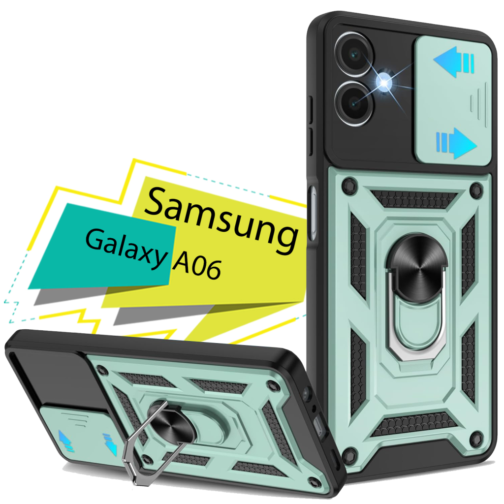 Чохол до мобільного телефона BeCover Military Samsung Galaxy A06 SM-A065 Dark Green (713067) - зображення 1