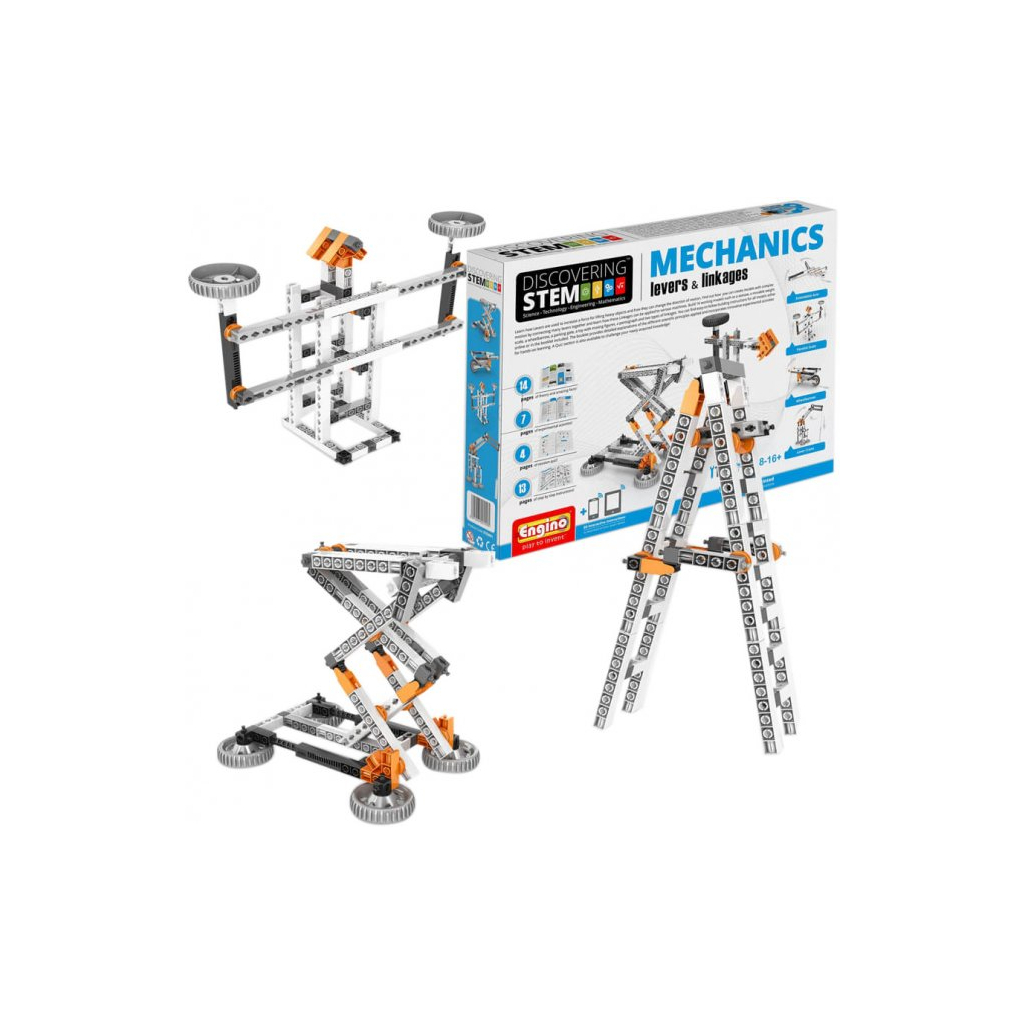 Конструктор Engino Stem Механіка: Важелі і Зчеплення (STEM01) - зображення 1