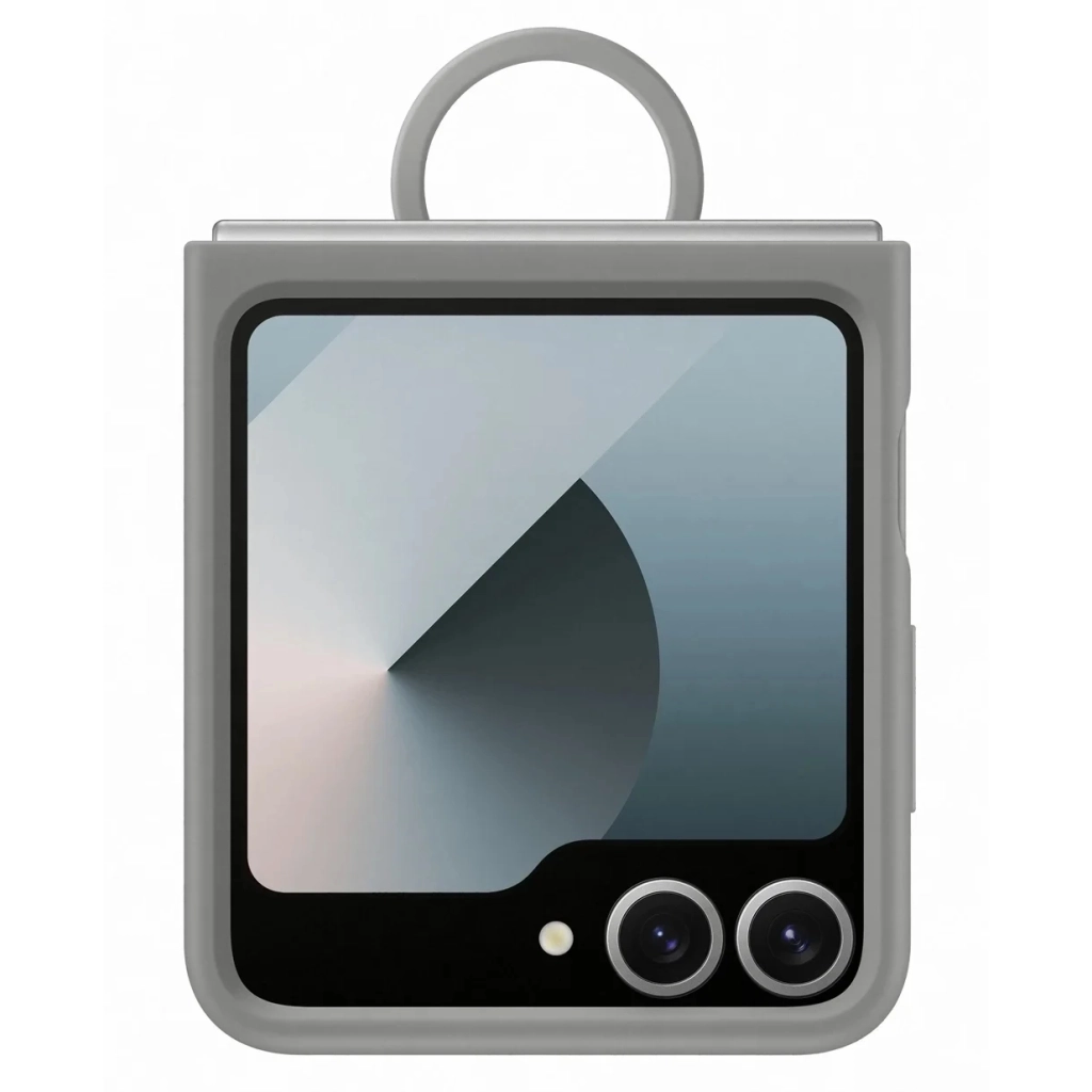 Чохол до мобільного телефона Samsung Silicone Cover with Ring Samsung Galaxy Flip 6 Gray (EF-PF741TJEGUA) - зображення 6