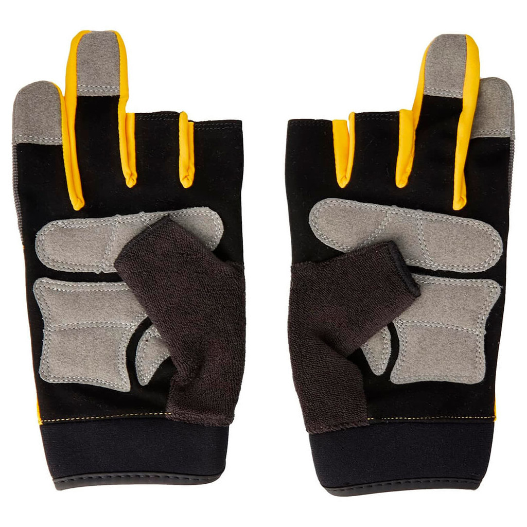 Захисні рукавиці DeWALT частково відкриті, розм. L/9, з накладками на долоні (DPG214L) - зображення 3