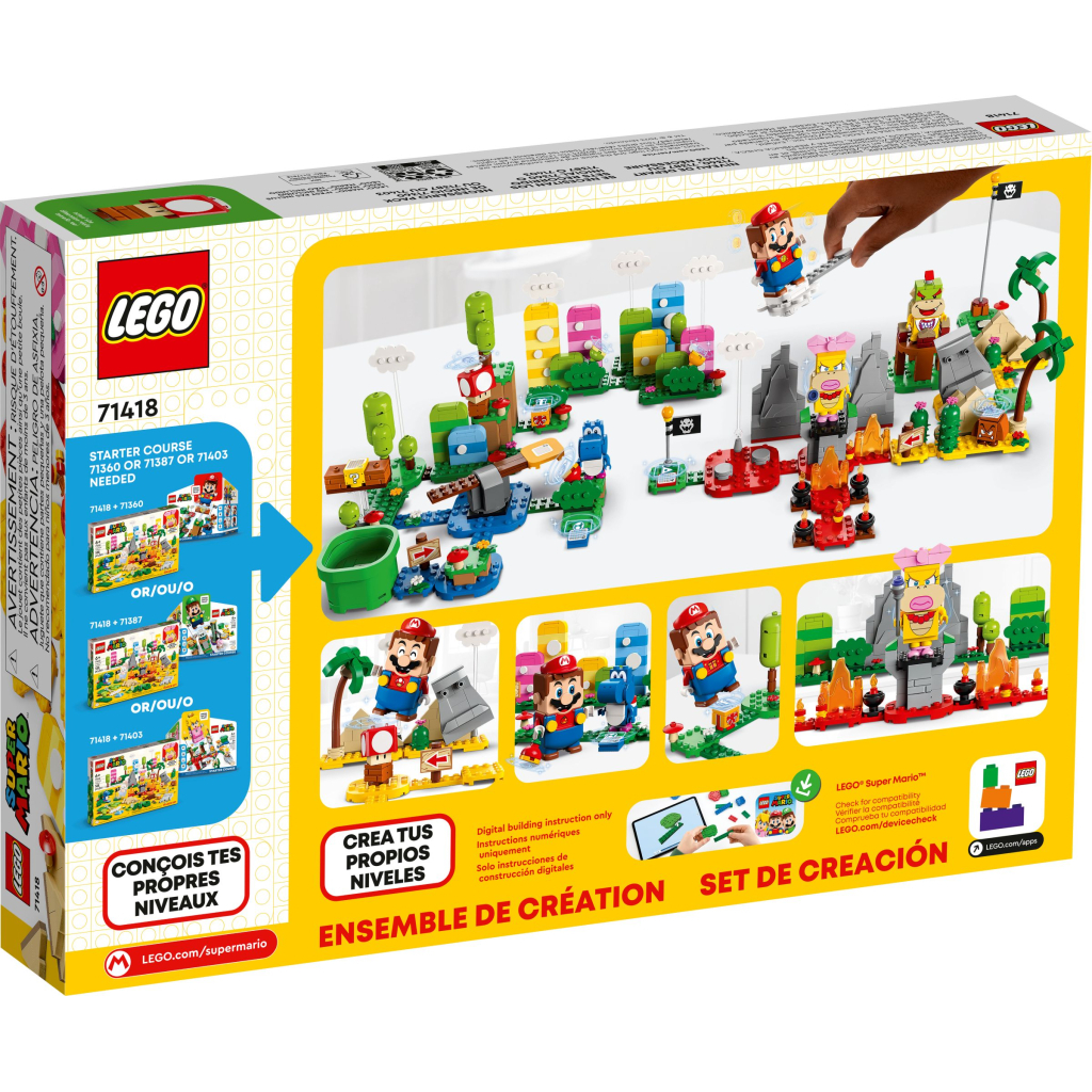 Конструктор LEGO Super Mario Набір для творчості для майстрів 588 деталей (71418) - зображення 7
