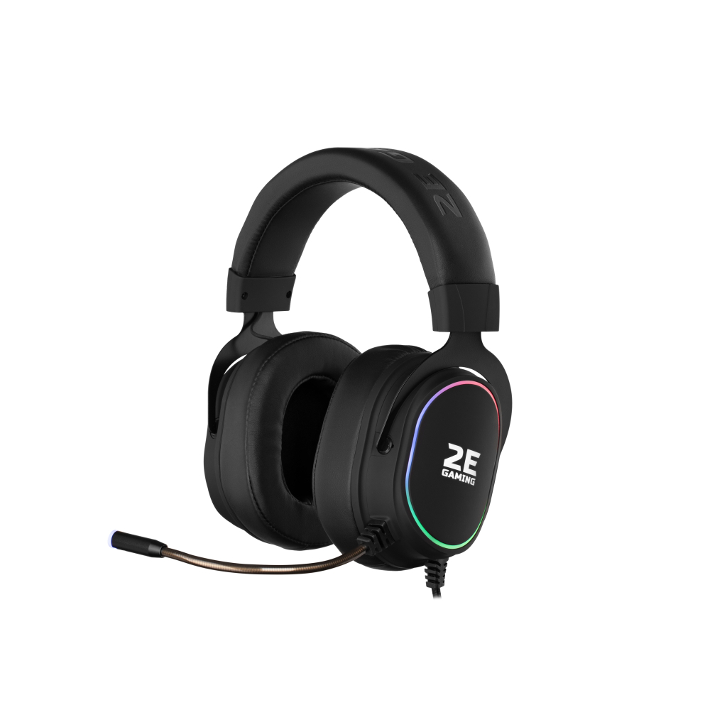 Навушники 2E Gaming HG350 RGB USB 7.1 Black (2E-HG350BK-7.1) - зображення 1