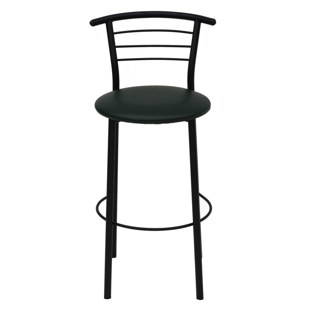 Барний стілець Примтекс плюс барный 1011 Hoker black S-6214 Dark Green (1011 HOKER black S-6214) - зображення 1