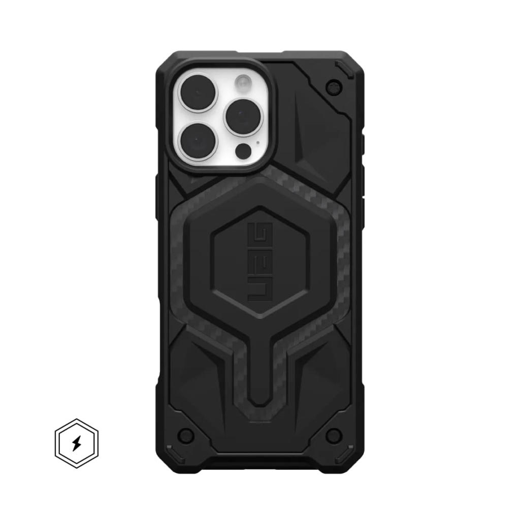 Чохол до мобільного телефона UAG iPhone 16 Pro Max Monarch Pro Magsafe Carbon Fiber (114457114242) - зображення 1