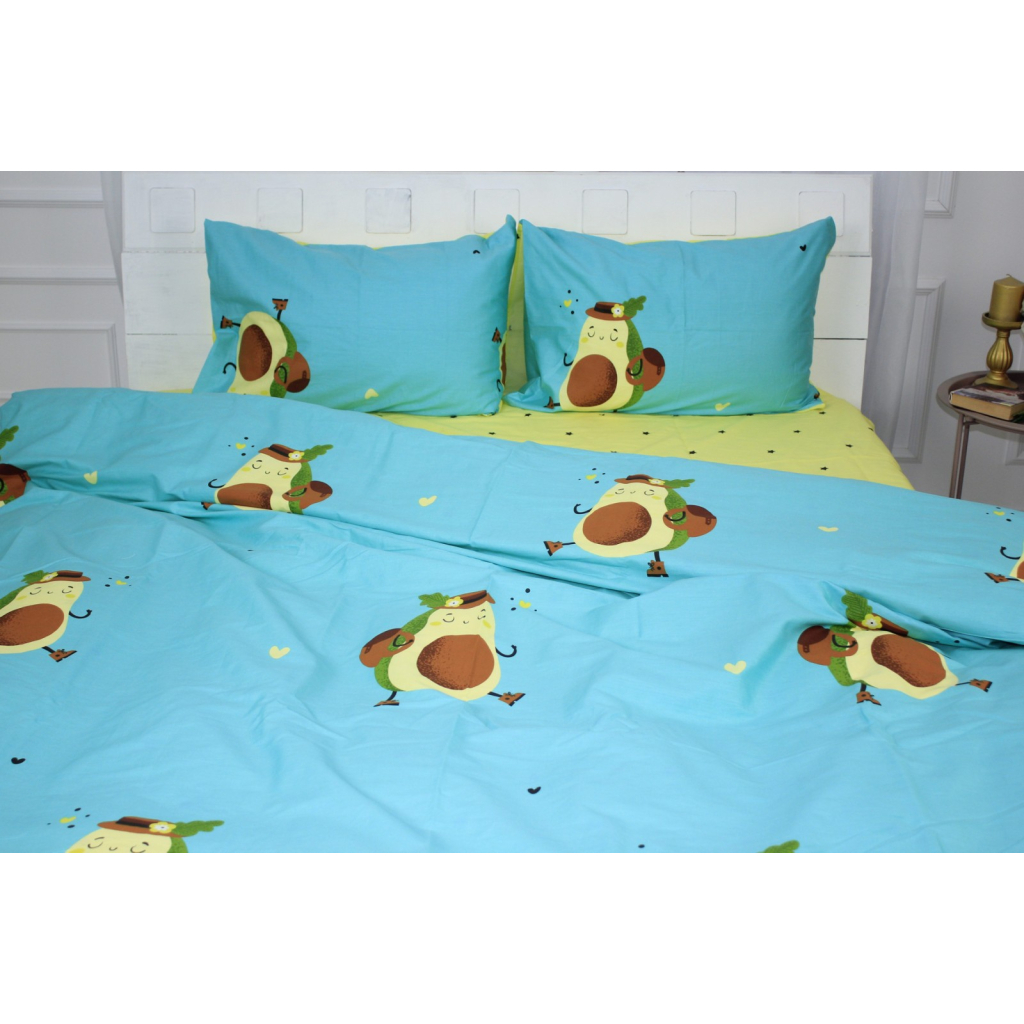 Постільна білизна MirSon Сатин 22-1311 Avocado traveler 160 х 220 (2200004344911) - зображення 3