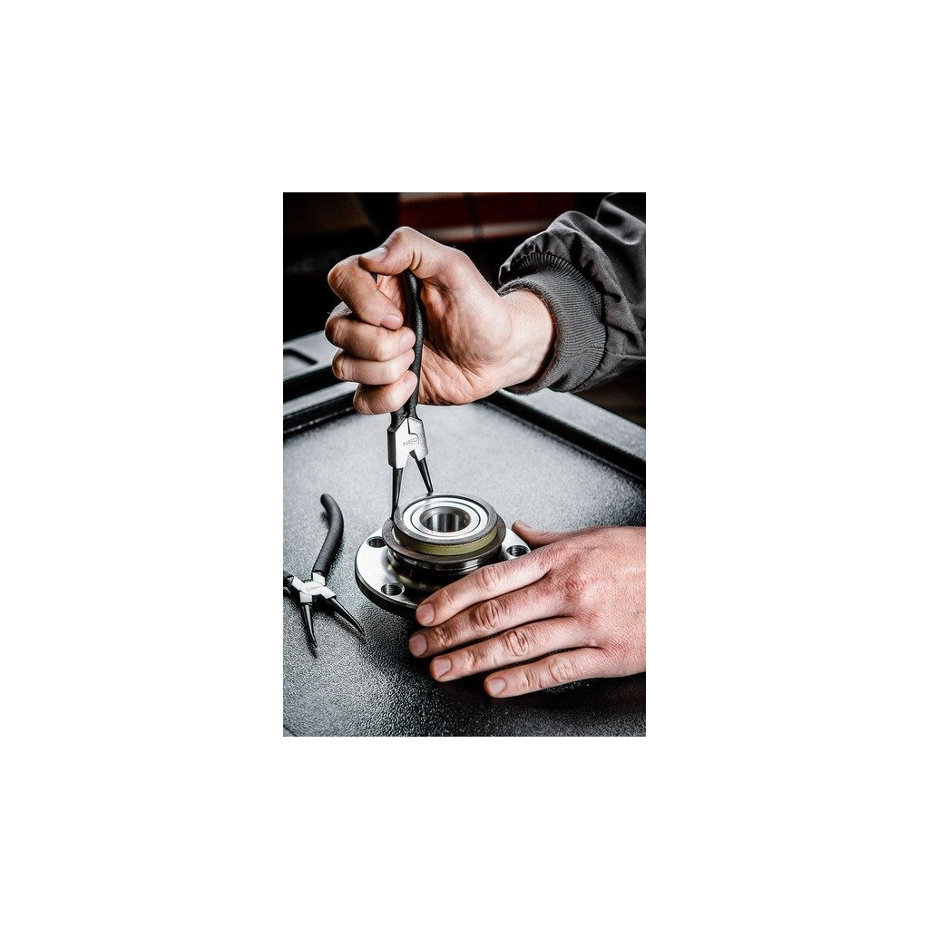 Щипці Neo Tools для стопорних кілець, зовнішні, прямі, діапазон 19-60 мм, CrV, 180 мм (01-041) - зображення 2