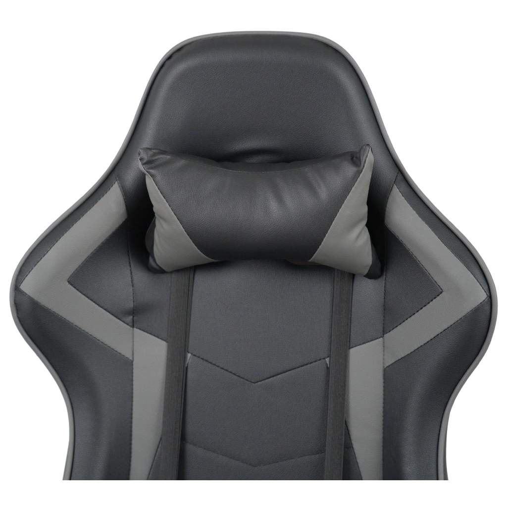 Крісло ігрове Аклас Бешкет ANF підліткове Чорний (PU-чорний/сірий) (00160338) - зображення 8