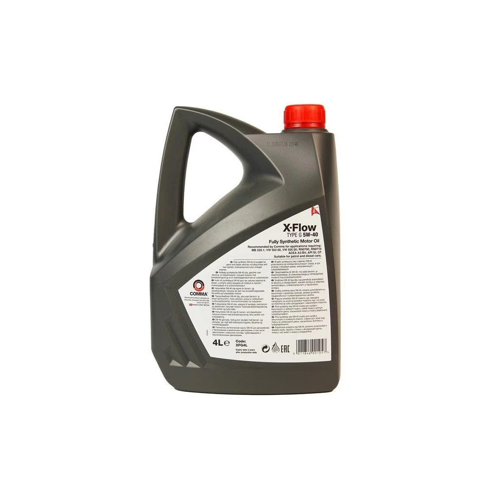 Моторна олива Comma X-FLOW TYPE G 5W-40-4л (XFG4L) - зображення 2