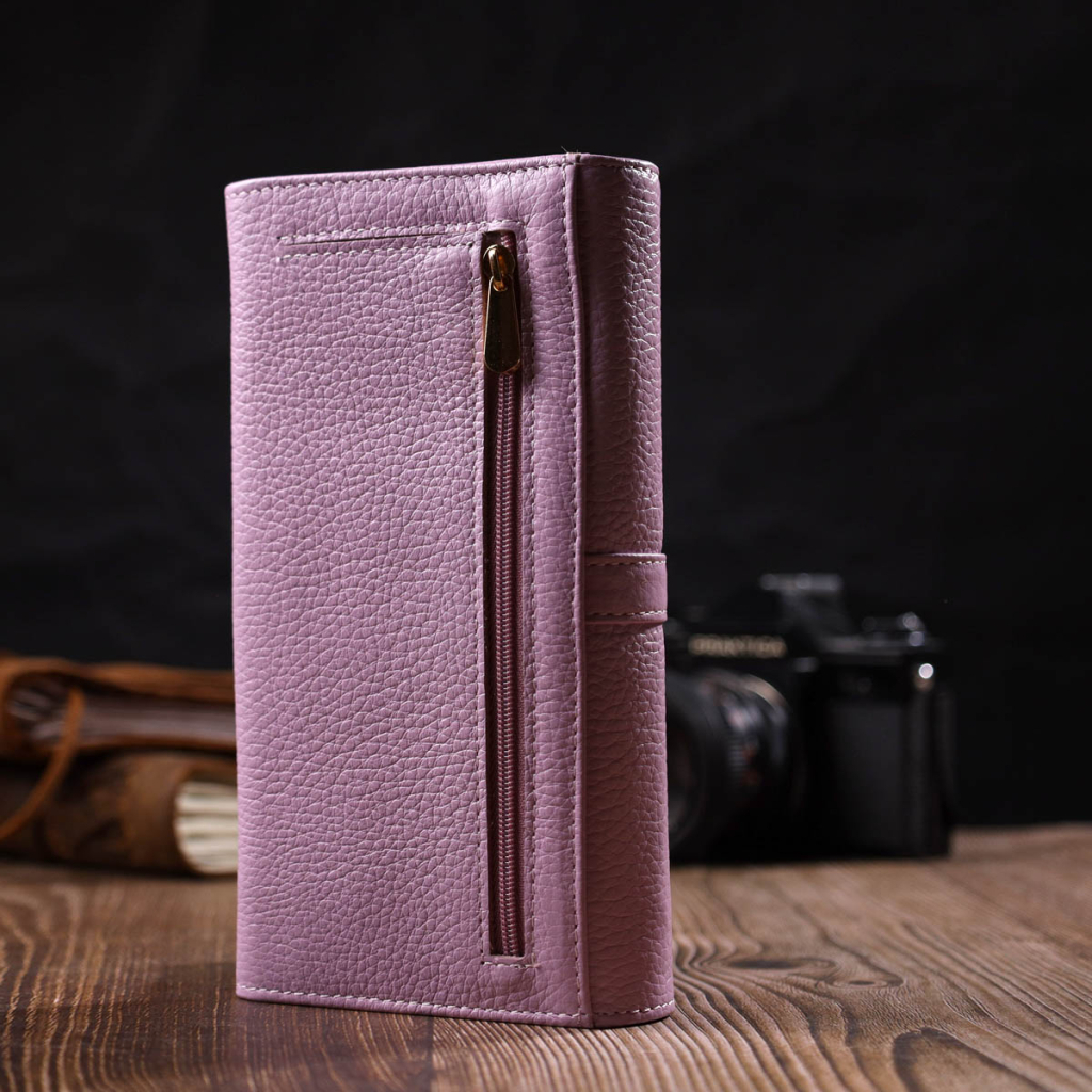 Гаманець Tony Bellucci З натуральної шкіри Ліловий (21958) - зображення 10