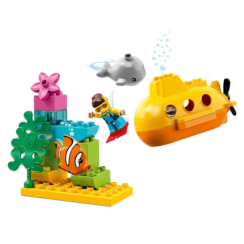 Конструктор LEGO DUPLO Подорож субмарини 24 деталі (10910) - зображення 4