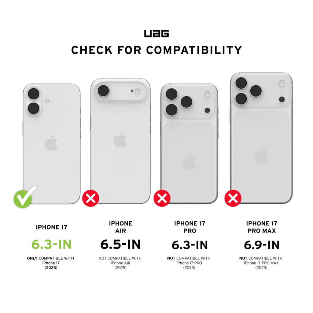 Скло захисне UAG iPhone 17 Transparent (14438411VNA) - изображение 9