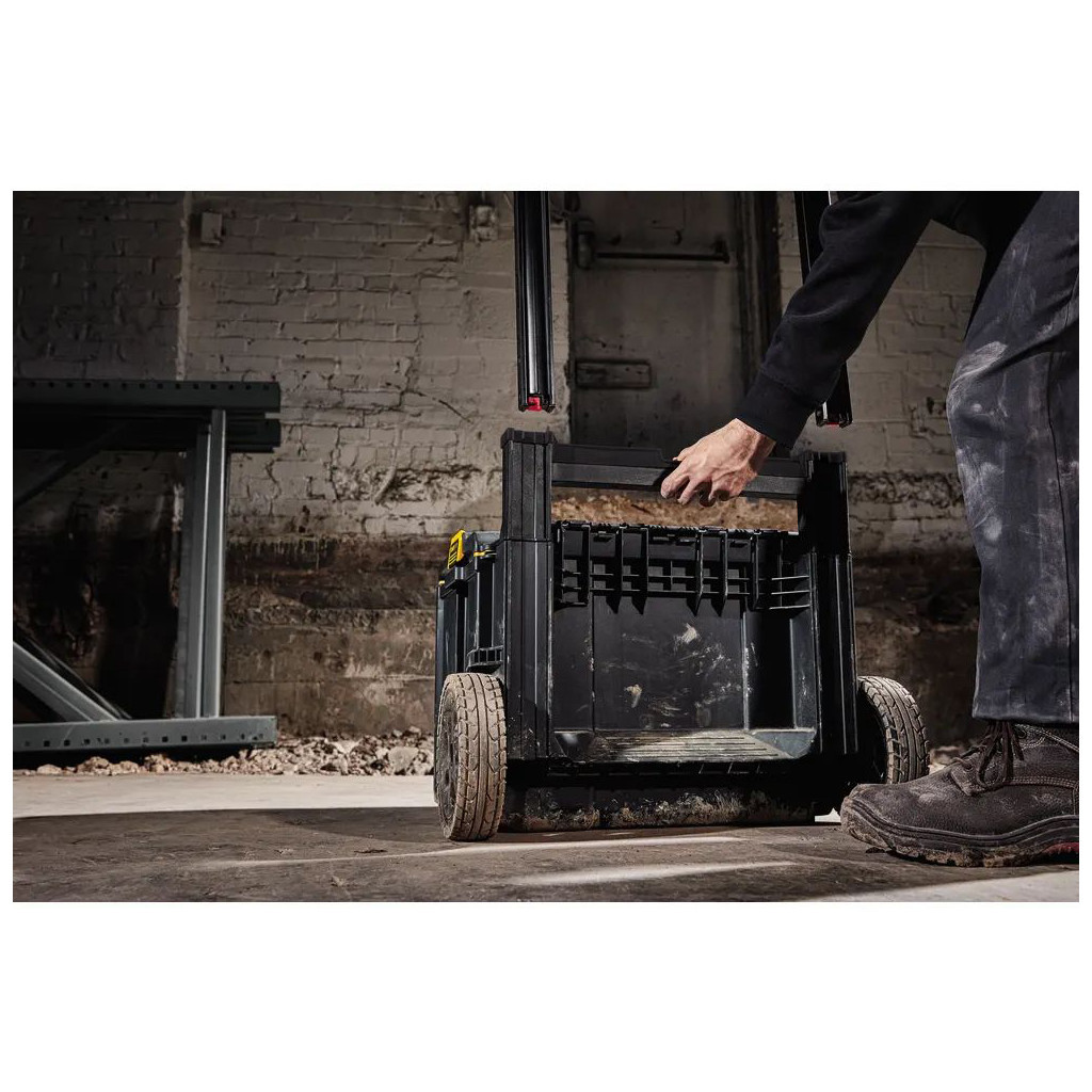 Ящик для інструментів DeWALT комплект TOUGHSYSTEM 2.0, 3 ящики на візку (DWST83401-1) - изображение 7