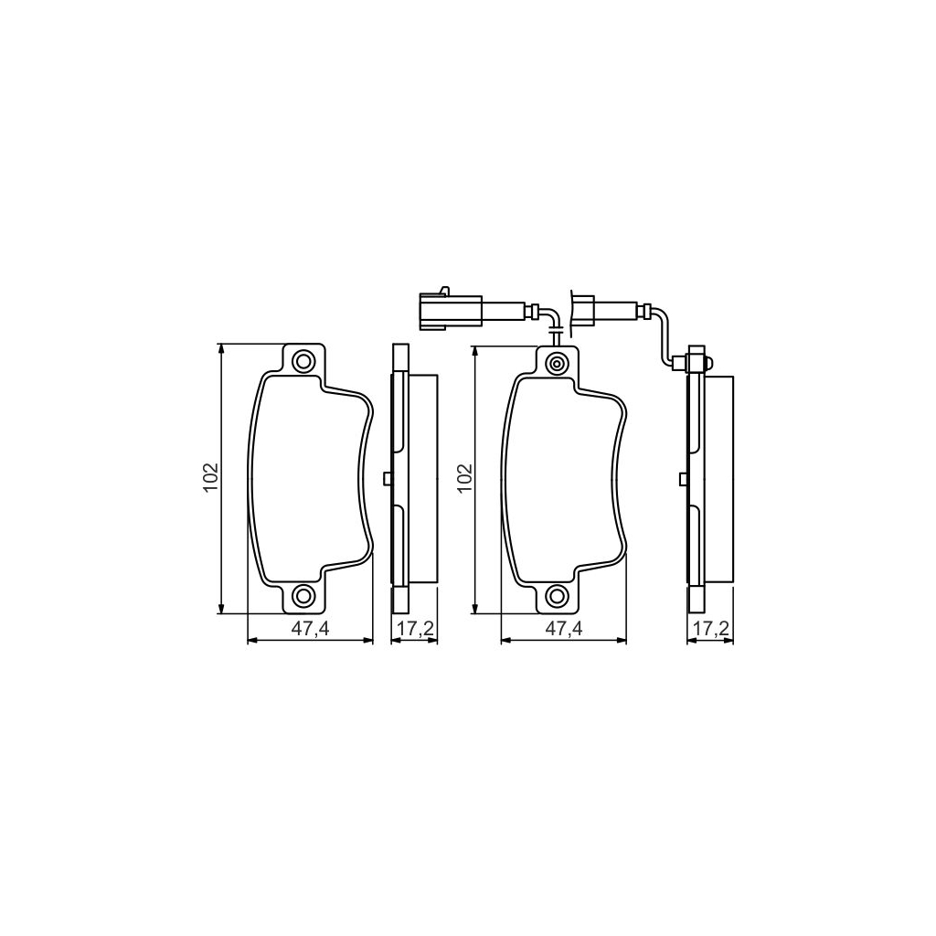 Гальмівні колодки Bosch 0 986 495 355 - зображення 1