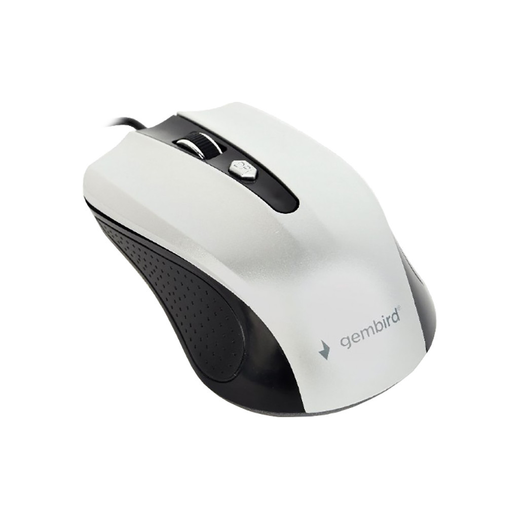 Мишка Gembird MUS-4B-01-BS USB Black-Gray (MUS-4B-01-BS) - зображення 1